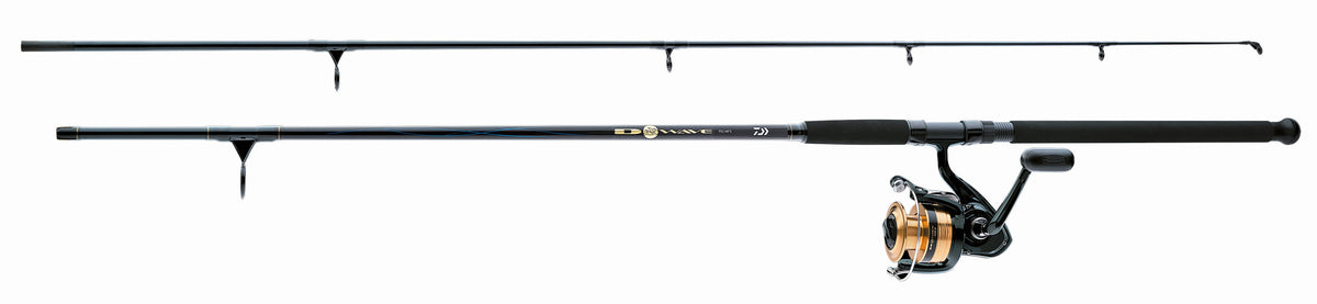 D-WAVE SALTWATER COMBOS W/ FIBERGLASS ROD
