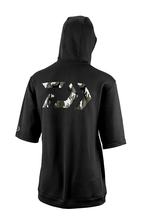 D-VEC WHARF RAT MOCK SLEEVE HOODED SWEATSHIRTS